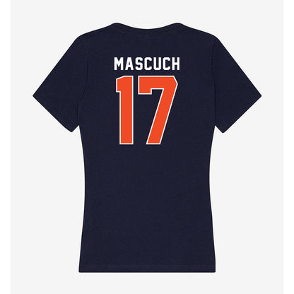 Auburn - NCAA Equestrian : Madison Mascuch - Women's V-Neck T-Shirt-1
