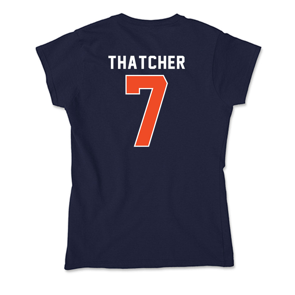 Auburn - NCAA Women's Soccer : Carly Thatcher - Soft Style Women’s T-Shirt-1