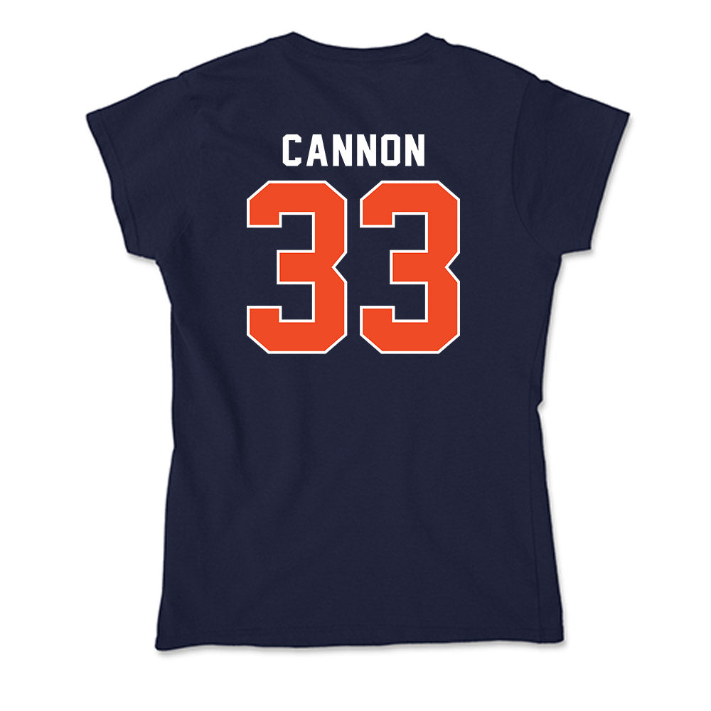 Auburn - NCAA Baseball : Will Cannon - Soft Style Women’s T-Shirt-1