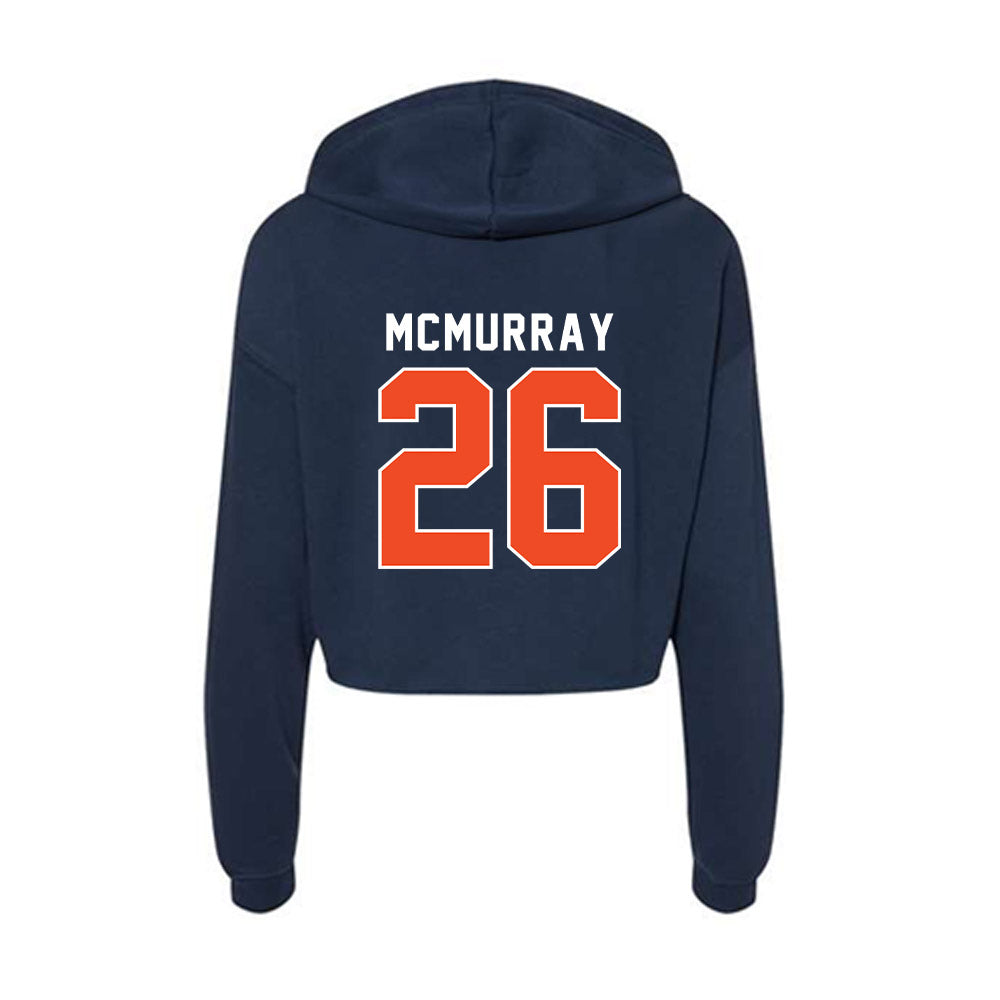 Auburn - NCAA Baseball : Cooper McMurray - Women's Crop Fleece Hoodie-1