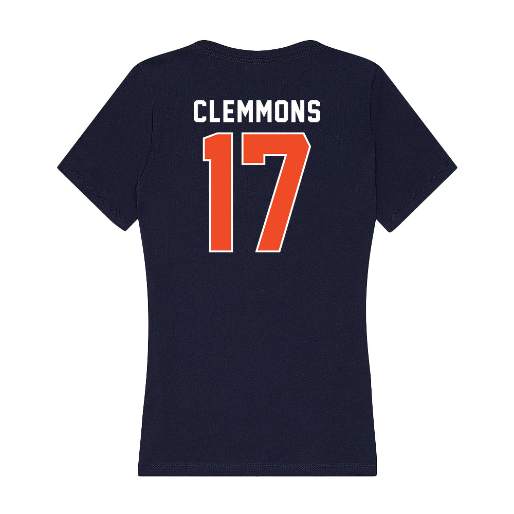 Auburn - NCAA Softball : Chalea Clemmons - Women's V-Neck T-Shirt-1