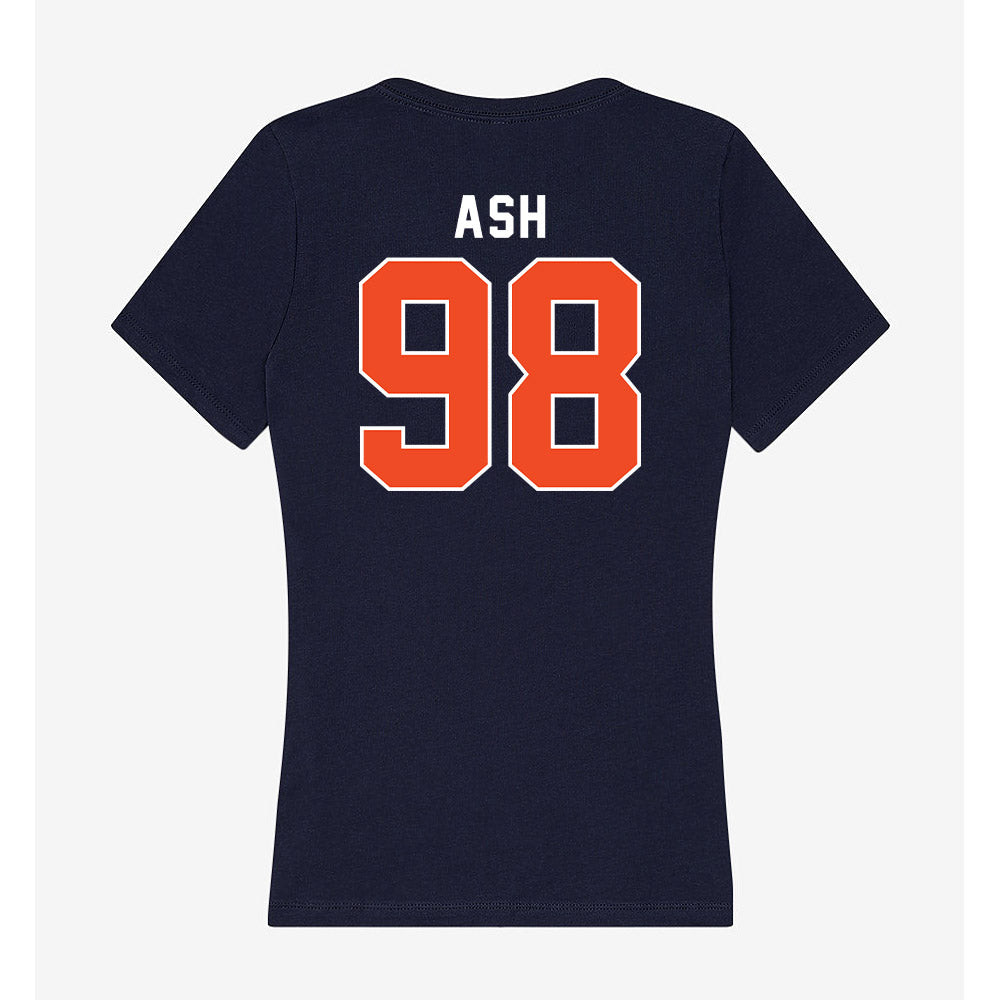 Auburn - NCAA Football : James Ash - Women's V-Neck T-Shirt-1