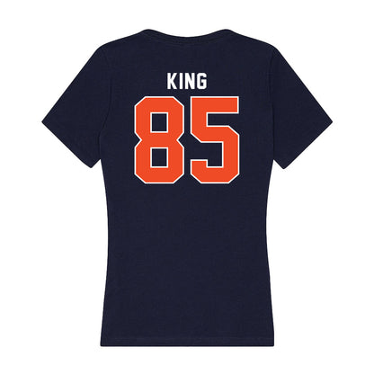 Auburn - NCAA Football : Cam'Ron King - Women's V-Neck T-Shirt-1