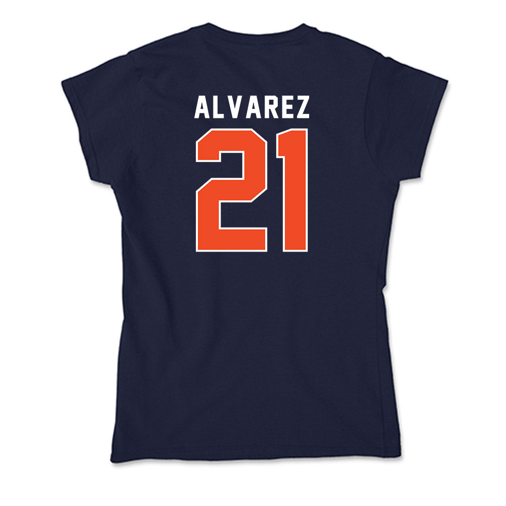 Auburn - NCAA Baseball : Andreas Alvarez - Soft Style Women’s T-Shirt-1