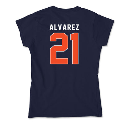 Auburn - NCAA Baseball : Andreas Alvarez - Soft Style Women’s T-Shirt-1