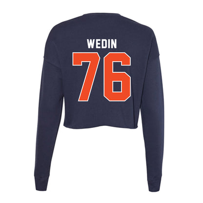 Auburn - NCAA Football : Clay Wedin - Women's Cropped Crew Fleece-1