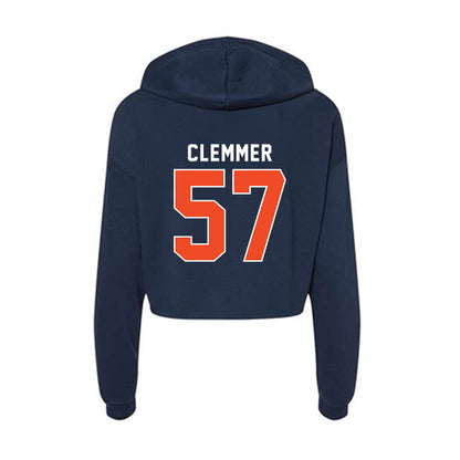 Auburn - NCAA Football : Harrison Clemmer - Women's Crop Fleece Hoodie-1