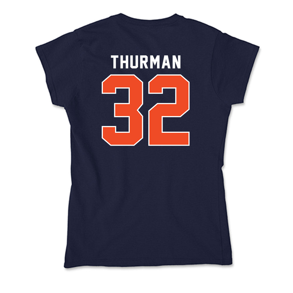 Auburn - NCAA Women's Basketball : Timya Thurman - Soft Style Women’s T-Shirt-1