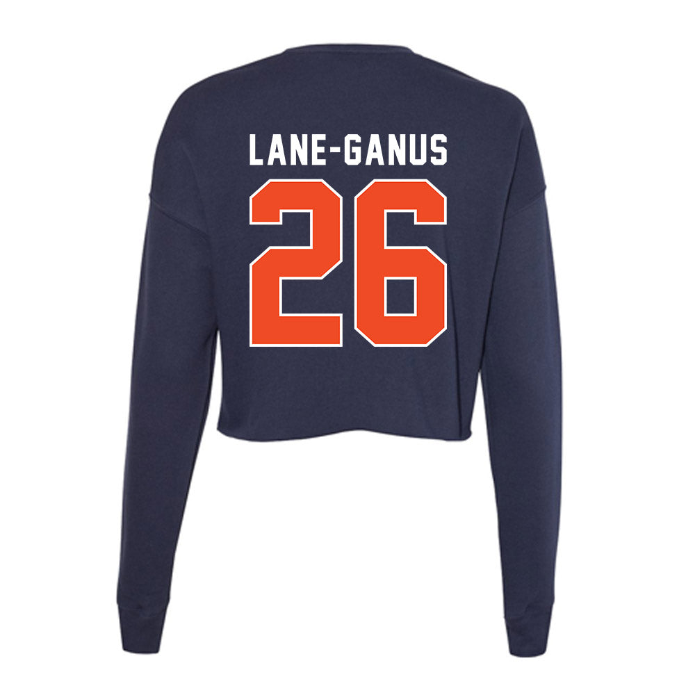 Auburn - NCAA Football : A'Mon Lane-Ganus - Women's Cropped Crew Fleece-1