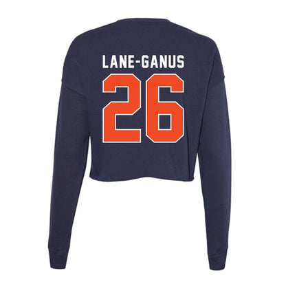 Auburn - NCAA Football : A'Mon Lane-Ganus - Women's Cropped Crew Fleece-1