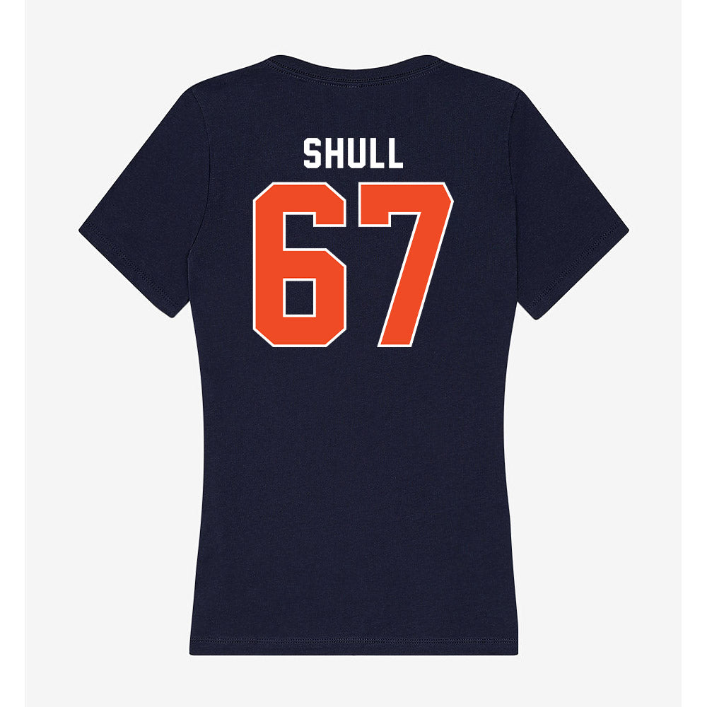 Auburn - NCAA Football : Broderick Shull - Women's V-Neck T-Shirt-1