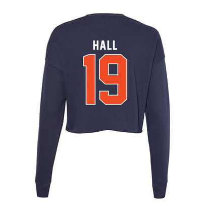 Auburn - NCAA Baseball : Christian Hall - Women's Cropped Crew Fleece-1