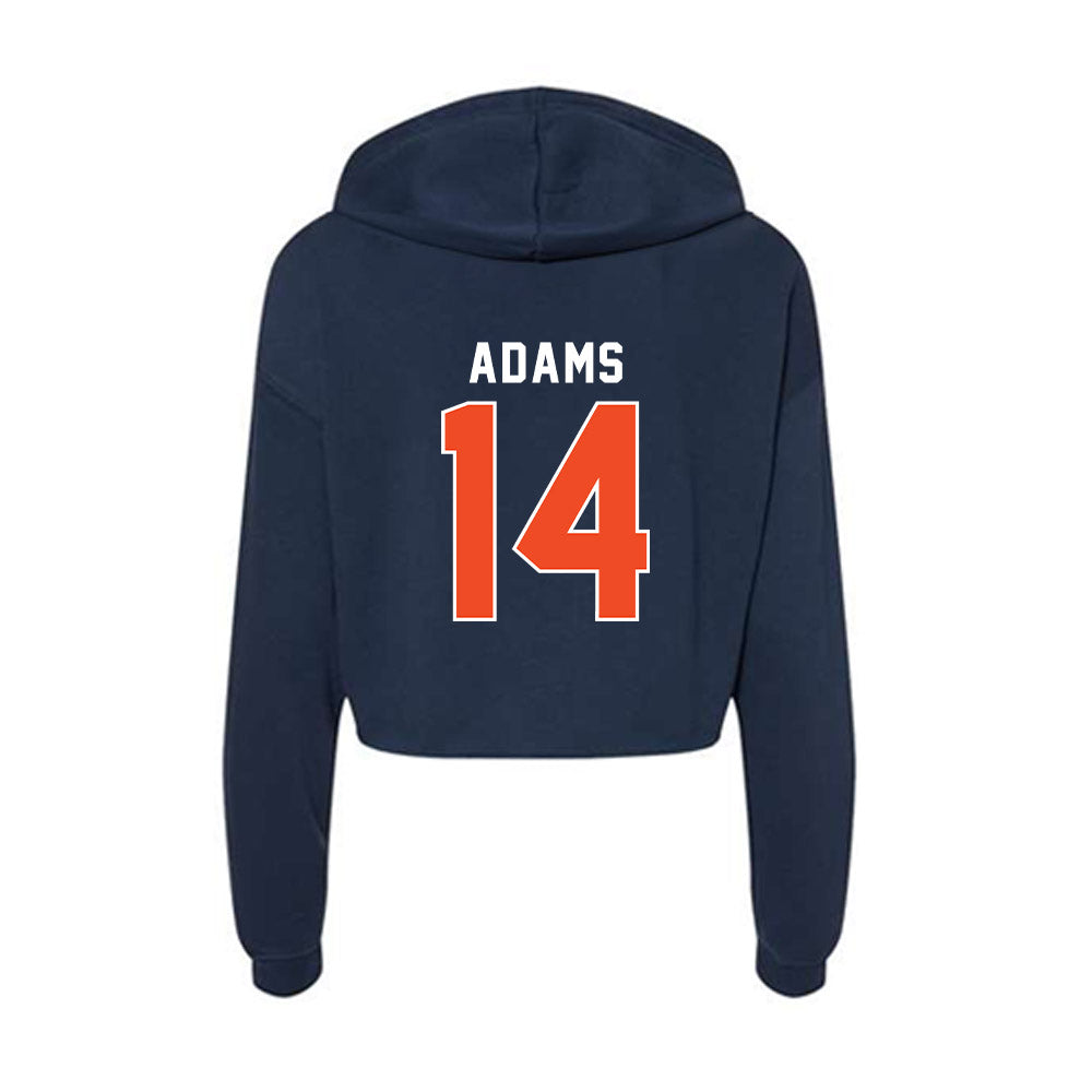 Auburn - NCAA Softball : AnnaLea Adams - Women's Crop Fleece Hoodie-1