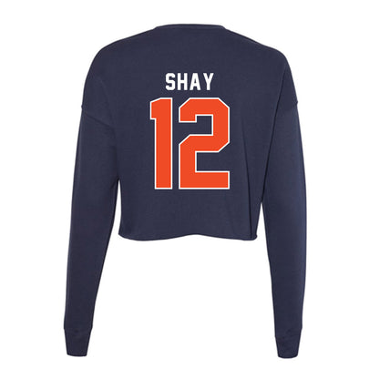 Auburn - NCAA Men's Basketball : Joah Shay - Women's Cropped Crew Fleece-1