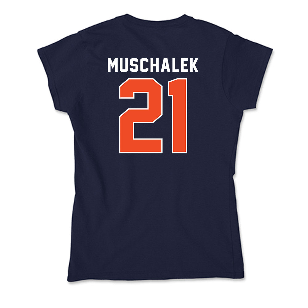 Auburn - NCAA Men's Basketball : Blake Muschalek - Soft Style Women’s T-Shirt-1