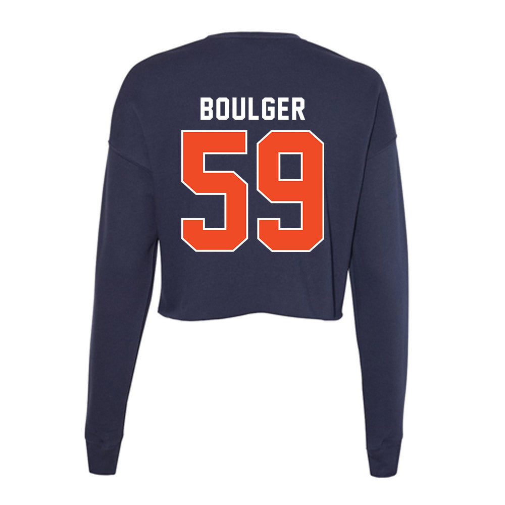 Auburn - NCAA Football : Isaac Boulger - Women's Cropped Crew Fleece-1