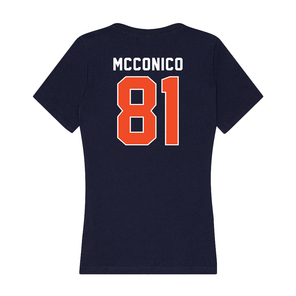 Auburn - NCAA Football : Greg McConico - Women's V-Neck T-Shirt-1