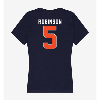 Auburn - NCAA Football : Jahquez Robinson - Women's V-Neck T-Shirt-1