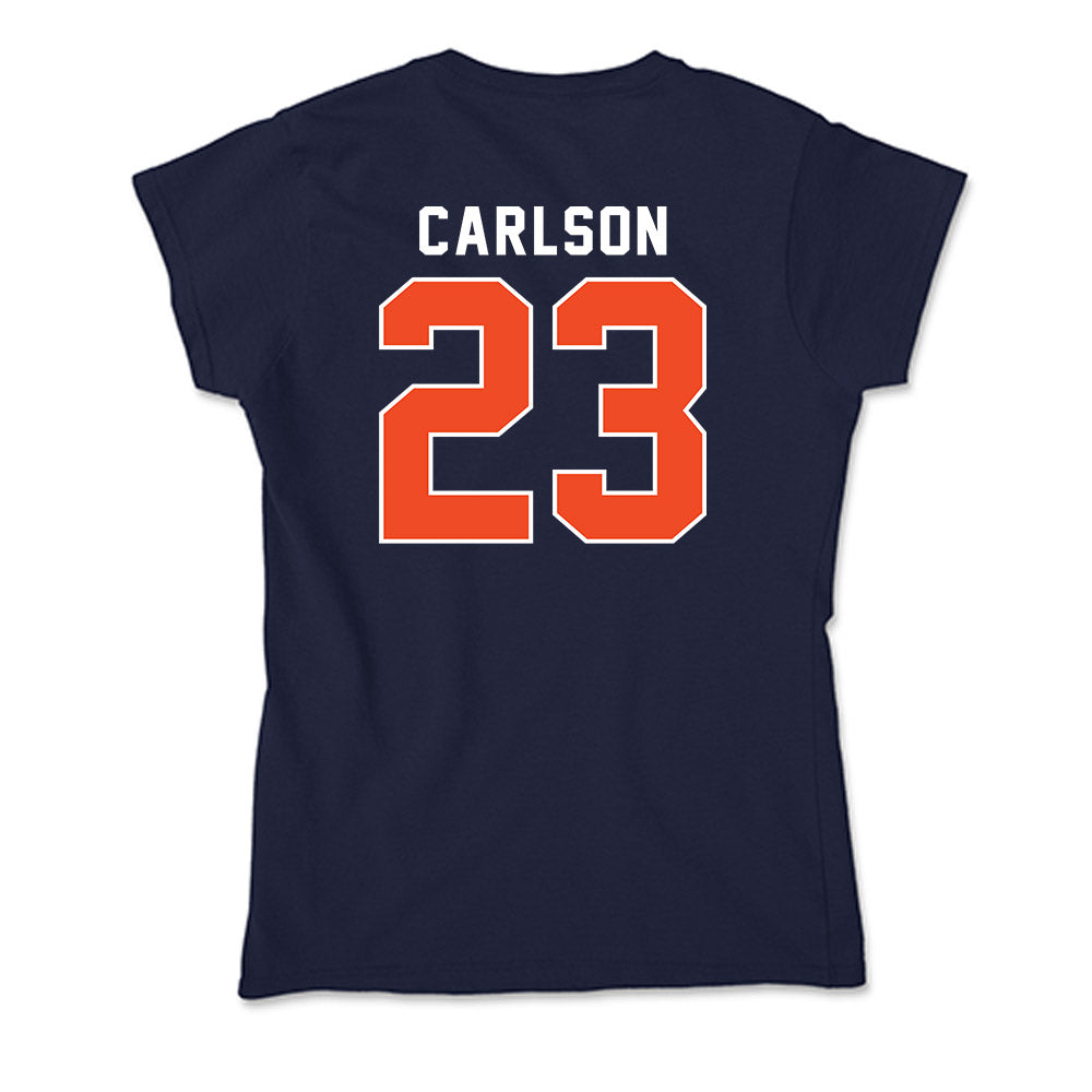 Auburn - NCAA Baseball : Parker Carlson - Soft Style Women’s T-Shirt-1