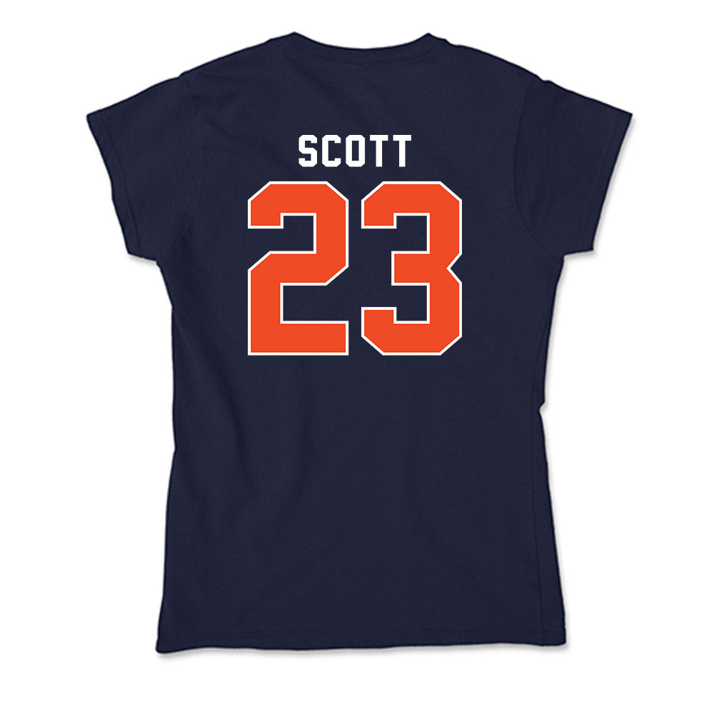 Auburn - NCAA Men's Basketball : Addarin Scott - Soft Style Women’s T-Shirt-1