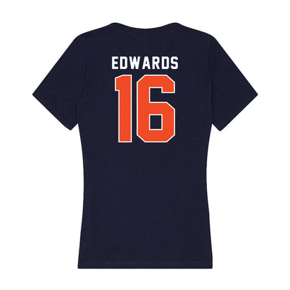 Auburn - NCAA Baseball : Cole Edwards - Women's V-Neck T-Shirt-1