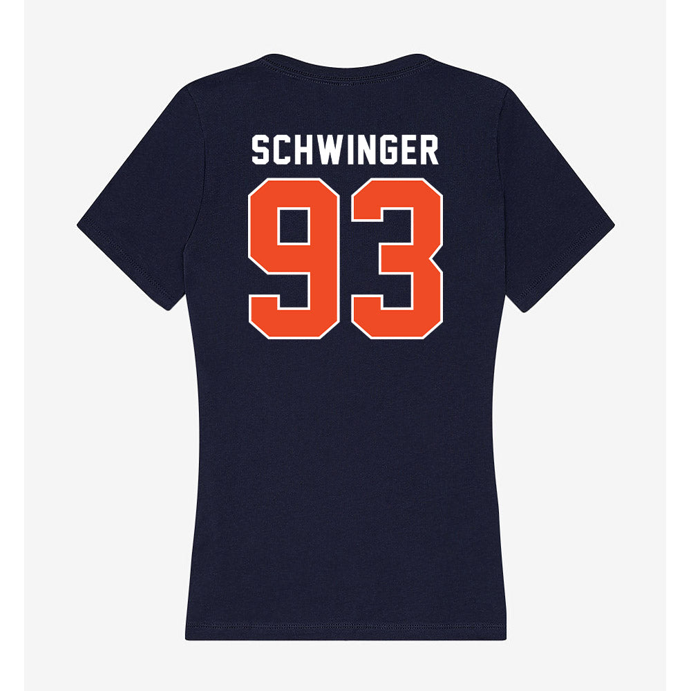 Auburn - NCAA Football : Charles Schwinger - Women's V-Neck T-Shirt-1