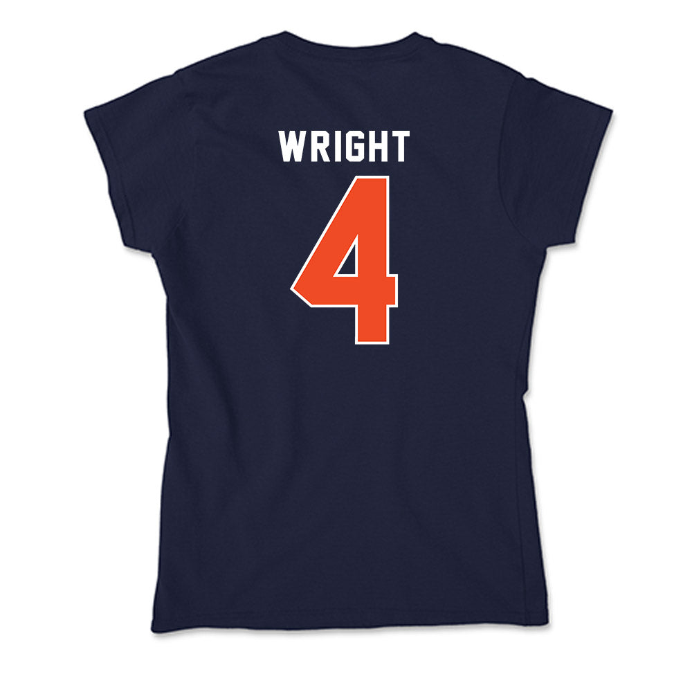 Auburn - NCAA Baseball : Carter Wright - Soft Style Women’s T-Shirt-1