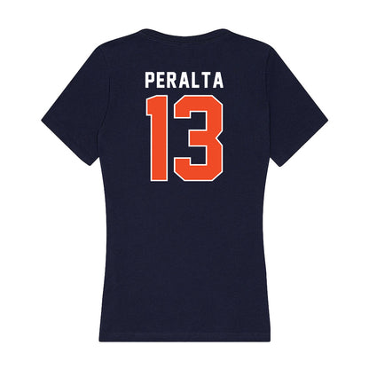 Auburn - NCAA Softball : Nelia Peralta - Women's V-Neck T-Shirt-1