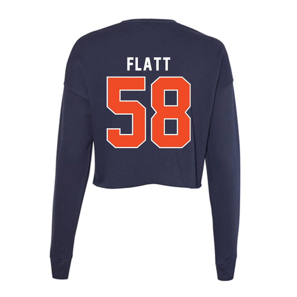 Auburn - NCAA Football : John Henry Flatt - Women's Cropped Crew Fleece-1