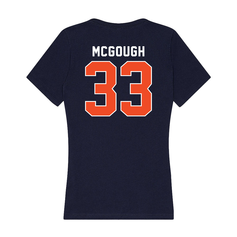 Auburn - NCAA Football : Towns Mcgough - Women's V-Neck T-Shirt-1