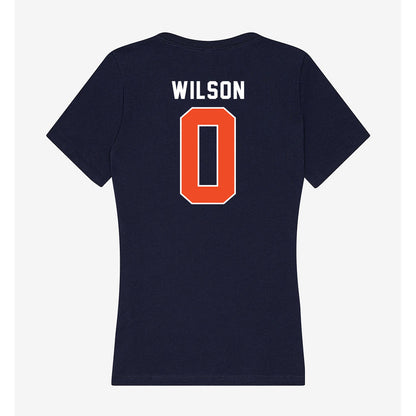 Auburn - NCAA Baseball : Brady Wilson - Women's V-Neck T-Shirt-1