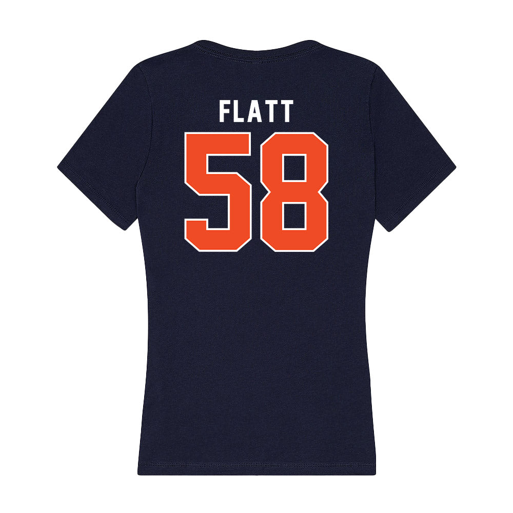 Auburn - NCAA Football : John Henry Flatt - Women's V-Neck T-Shirt-1