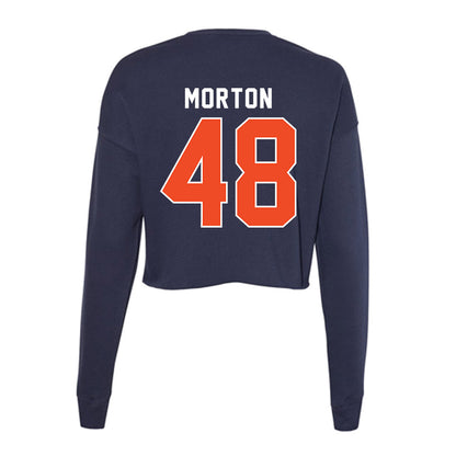 Auburn - NCAA Football : Eli Morton - Women's Cropped Crew Fleece-1