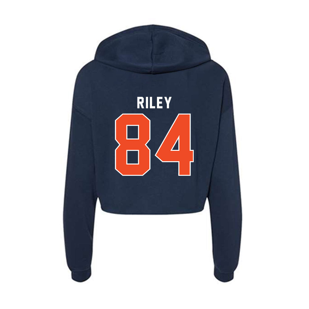 Auburn - NCAA Football : Micah Riley - Women's Crop Fleece Hoodie-1