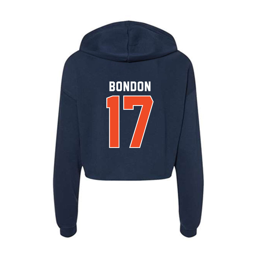 Auburn - NCAA Women's Soccer : Maddison Bondon - Women's Crop Fleece Hoodie-1