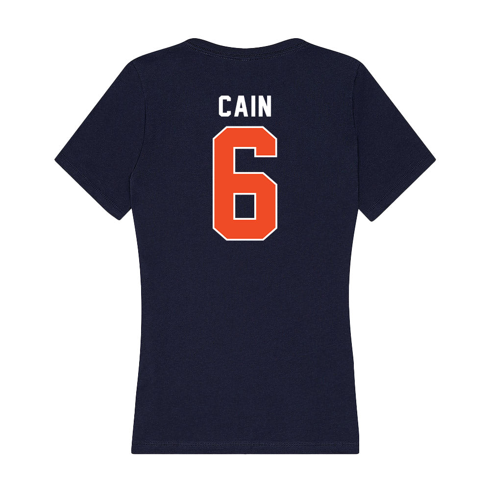 Auburn - NCAA Football : Bryce Cain - Women's V-Neck T-Shirt-1