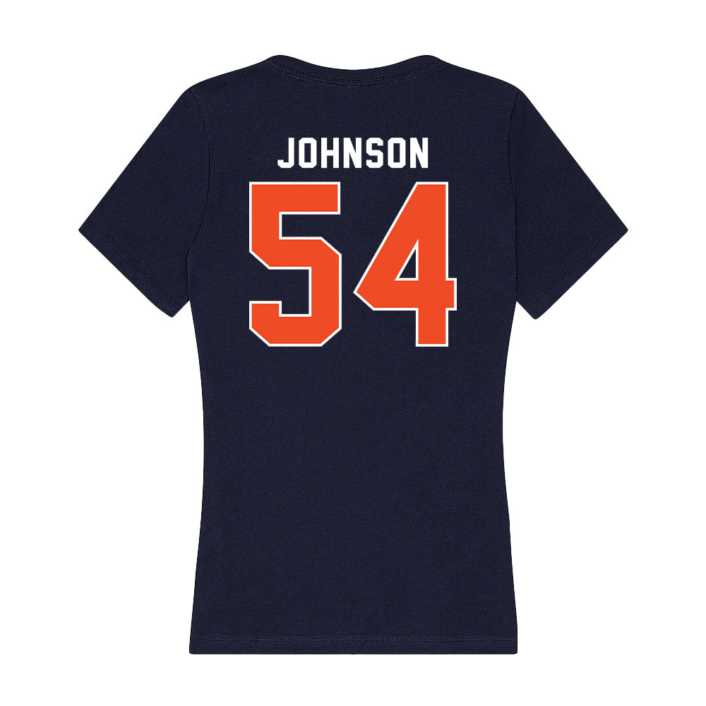 Auburn - NCAA Football : Tate Johnson - Women's V-Neck T-Shirt-1