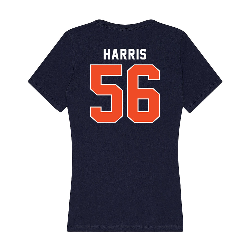 Auburn - NCAA Football : E.J. Harris - Women's V-Neck T-Shirt-1