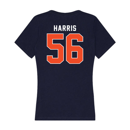 Auburn - NCAA Football : E.J. Harris - Women's V-Neck T-Shirt-1