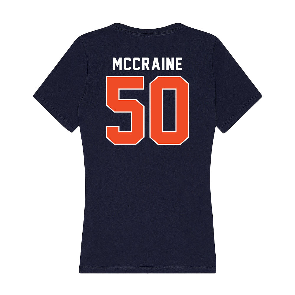 Auburn - NCAA Baseball : Brandon McCraine - Women's V-Neck T-Shirt-1