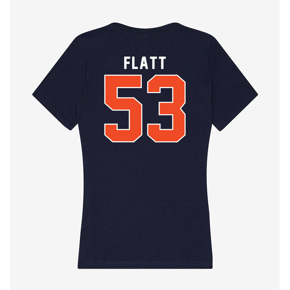 Auburn - NCAA Football : John Henry Flatt - Women's V-Neck T-Shirt-1