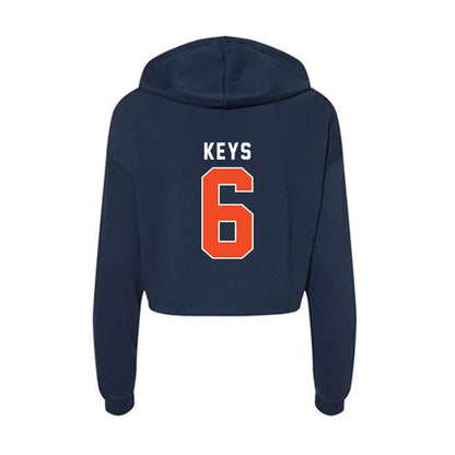 Auburn - NCAA Football : Austin Keys - Women's Crop Fleece Hoodie-1