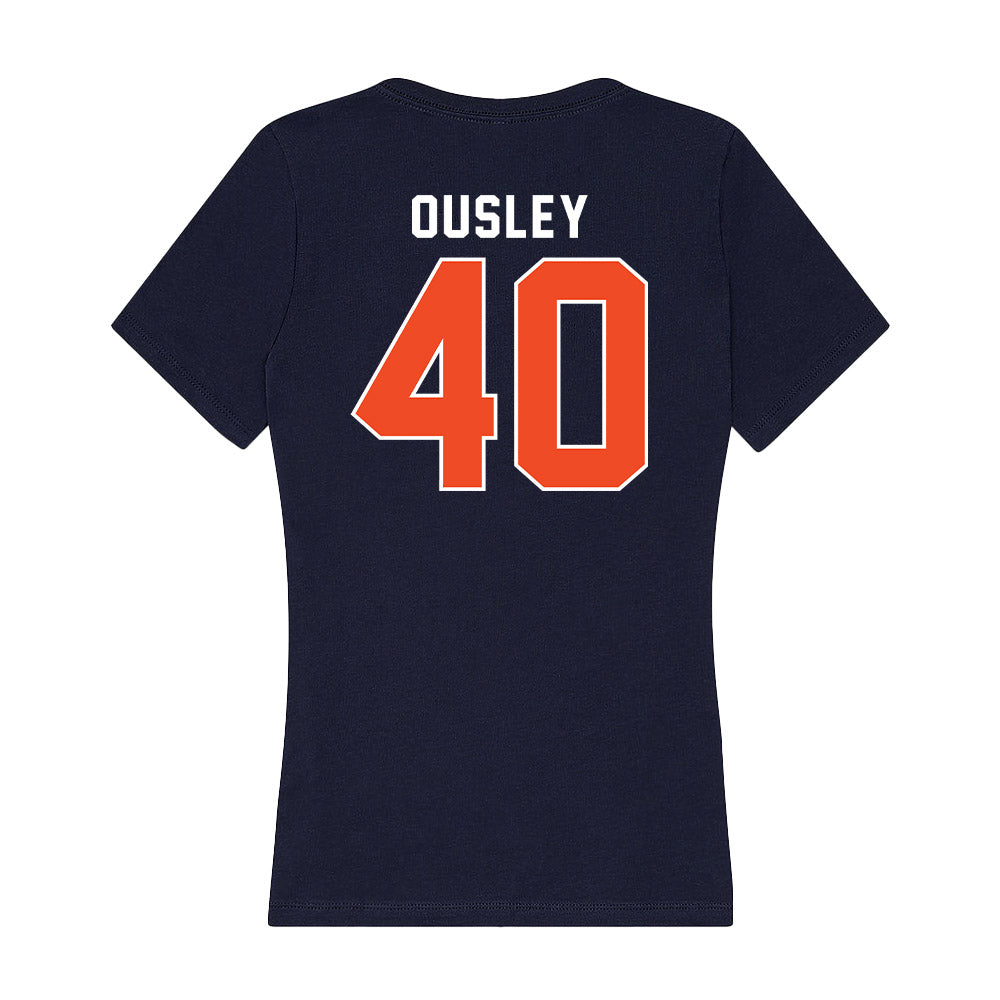 Auburn - NCAA Football : Hunter Ousley - Women's V-Neck T-Shirt-1