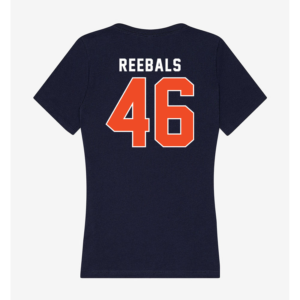 Auburn - NCAA Football : Grey Reebals - Women's V-Neck T-Shirt-1