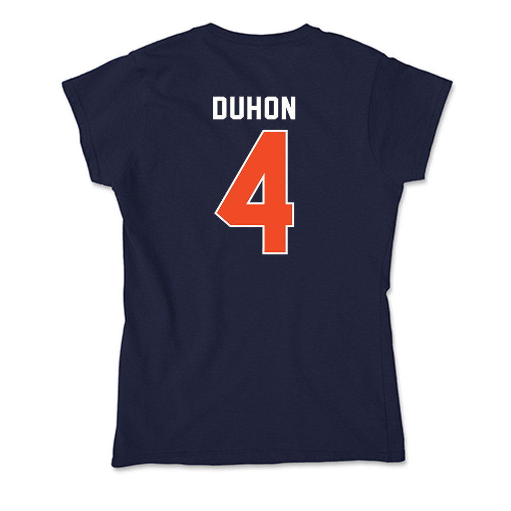 Auburn - NCAA Women's Basketball : Kaitlyn Duhon - Soft Style Women’s T-Shirt-1