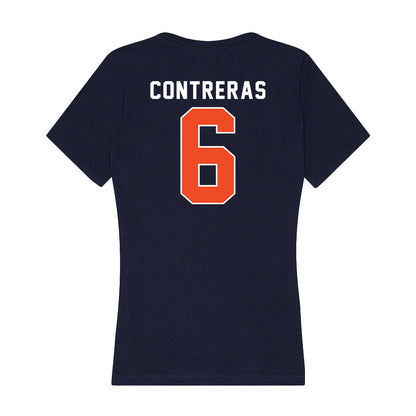 Auburn - NCAA Women's Soccer : Becky Contreras - Women's V-Neck T-Shirt-1