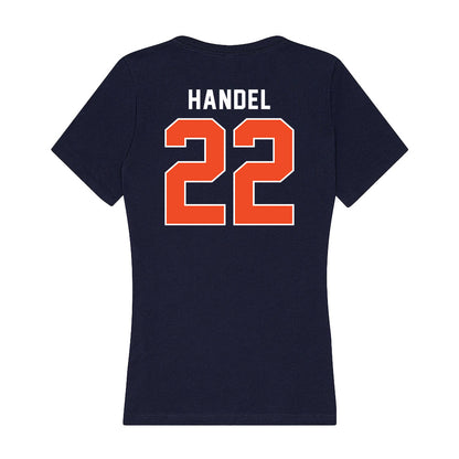 Auburn - NCAA Women's Volleyball : Sydney Handel - Women's V-Neck T-Shirt-1