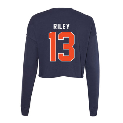 Auburn - NCAA Football : Cam Riley - Women's Cropped Crew Fleece-1