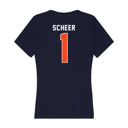 Auburn - NCAA Women's Volleyball : Madison Scheer - Women's V-Neck T-Shirt-1