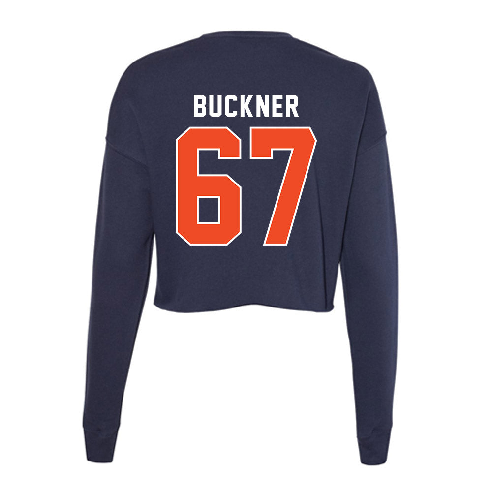 Auburn - NCAA Football : JR Buckner - Women's Cropped Crew Fleece-1